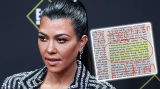 Kourtney Kardashian has shared a passage with her followers about the COVID-19 epidemic