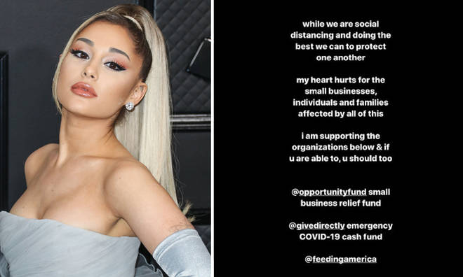 Ariana wants to help small businesses.