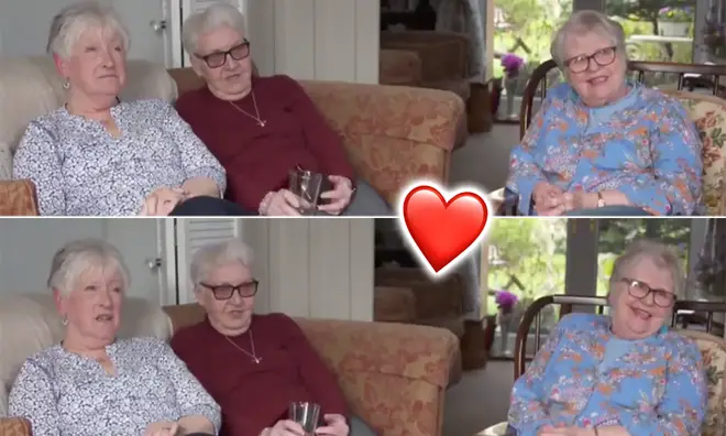 Three elderly pals have warmed the nation's hearts after going viral