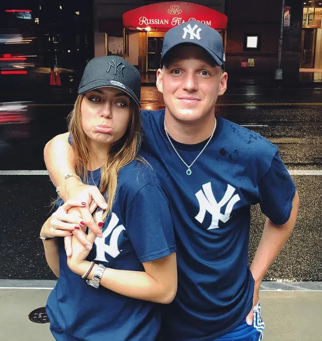 Jamie Laing and girlfriend Heloise Agostinelli in New York