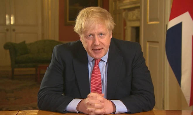 Boris Johnson announced new government restrictions on Monday evening.