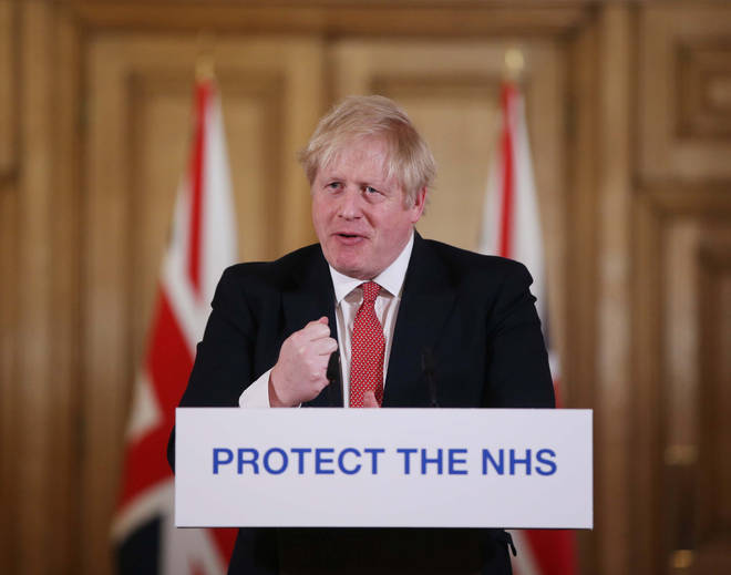 UK PM Johnson Holds A Press Conference To Update The Country On The Coronavirus Pandemic