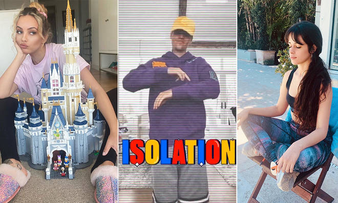 Celebs have taken to social media to show off their quarantine activities