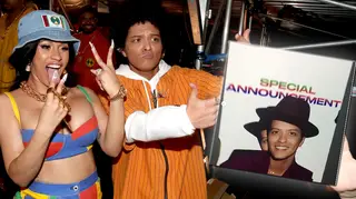 Bruno Mars Made A Hilarious Video To Announced Who's Replacing Cardi B