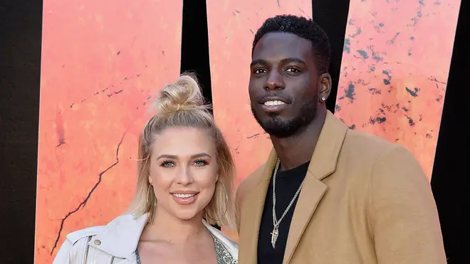 Gabby Allen and Marcel Somerville together on the red carpet