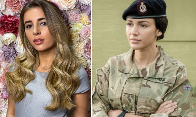 Dani Dyer has denied she 'cried in the room' during her alleged 'Our Girl' audition.
