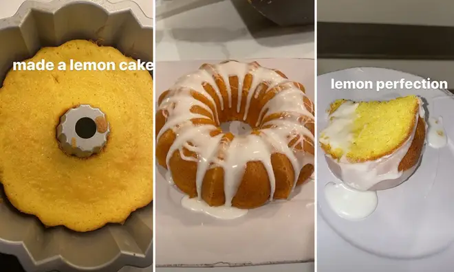 Kylie Jenner is often recording herself baking over on Instagram