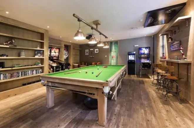 Liam Payne's Surrey mansion boasts a games room