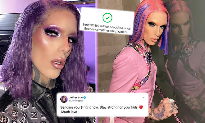 Jeffree Star is the latest celeb to give financial support to fans