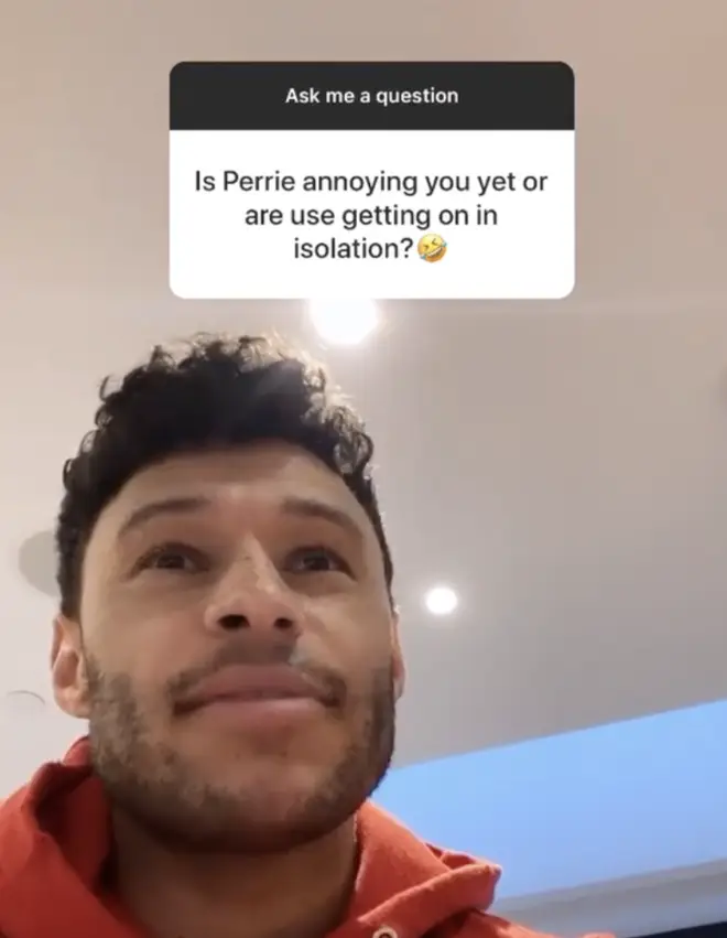 Alex gushed over Perrie during his Q&A.