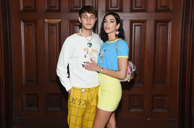 Dua Lipa and Anwar Hadid at Marc Jacobs Spring 2020 Runway Show