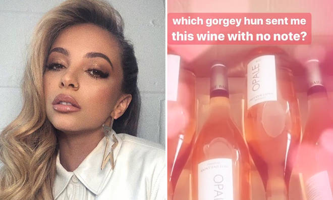 Jade wants to know 'which gorgey hun' sent her 6 bottles of vino!