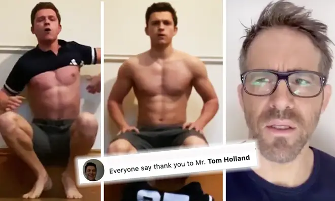 Tom Holland's hand stand challenge has got people losing it