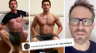 Tom Holland's hand stand challenge has got people losing it