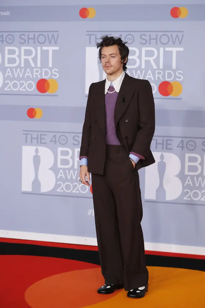 The Harry Styles stan printed this iconic look for the life-size cut-out