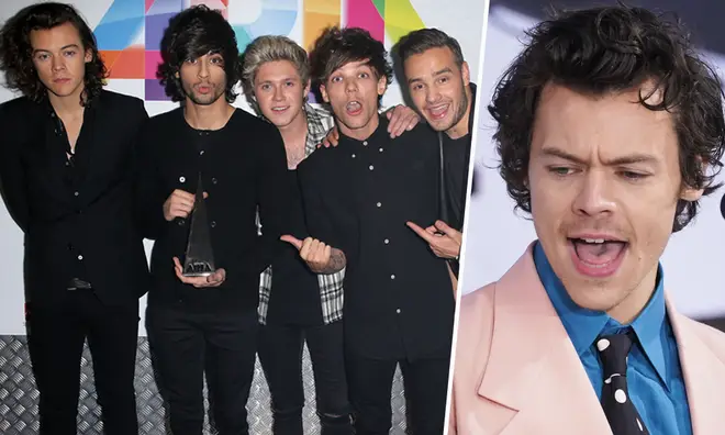 Harry Styles and One Direction at the ARIA awards in 2014