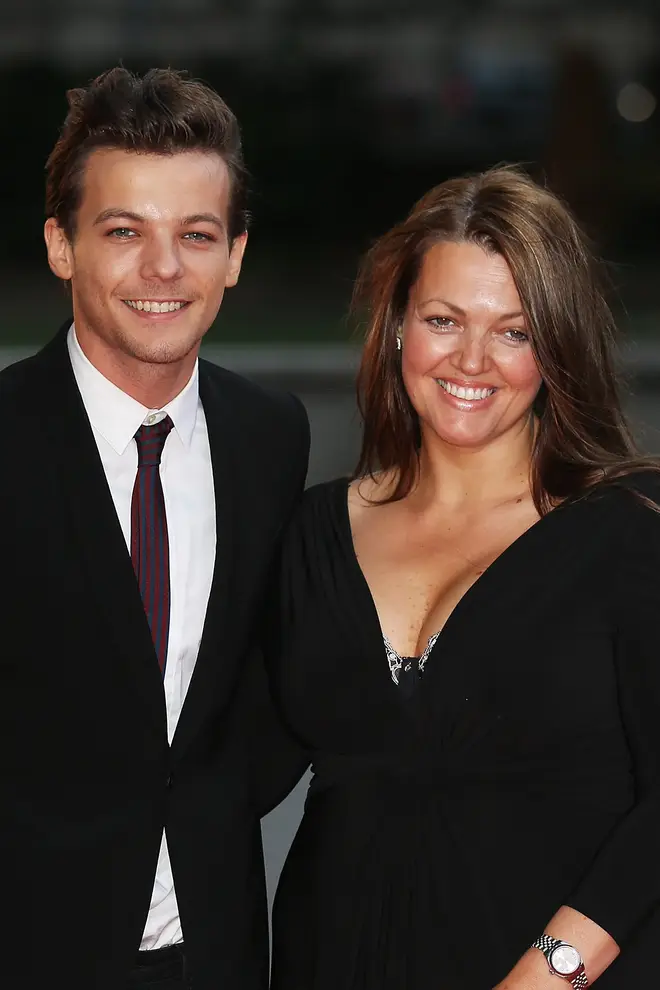 Louis Tomlinson and mother Johannah Deakin in 2015