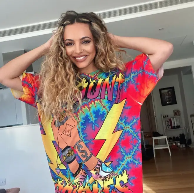 Jade Thirlwall posted this photo of her natural hair