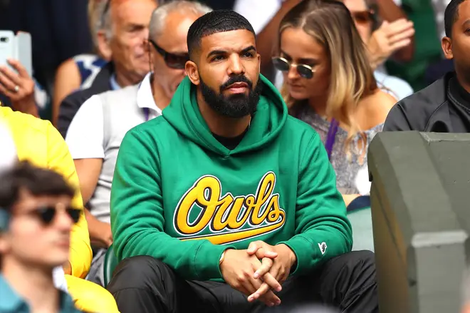 Drake attends day eight of the Wimbledon