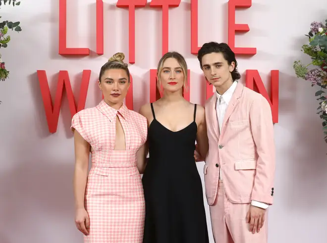 Florence Pugh starred in Little Women alongside Saoirse Ronan and Timothée Chalamet