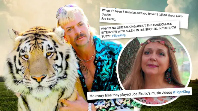 Tiger King's Joe Exotic and Carole Baskin