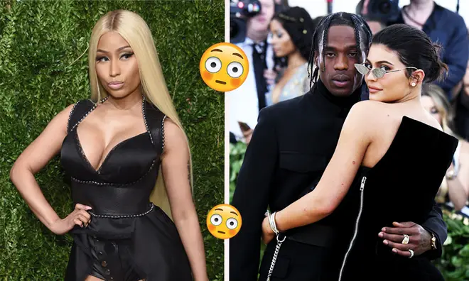 Kylie Jenner & Travis Scott Seated Behind Nicki Minaj At VMA's After Twitter Rant