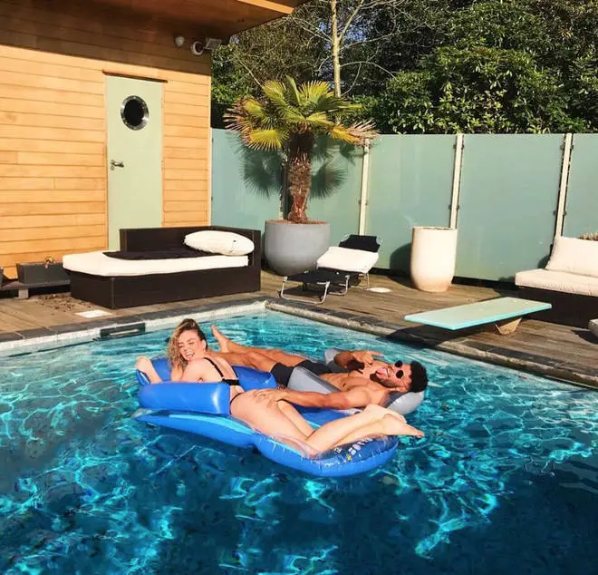 Perrie Edwards' house with Alex Oxlade-Chamberlain has its own pool