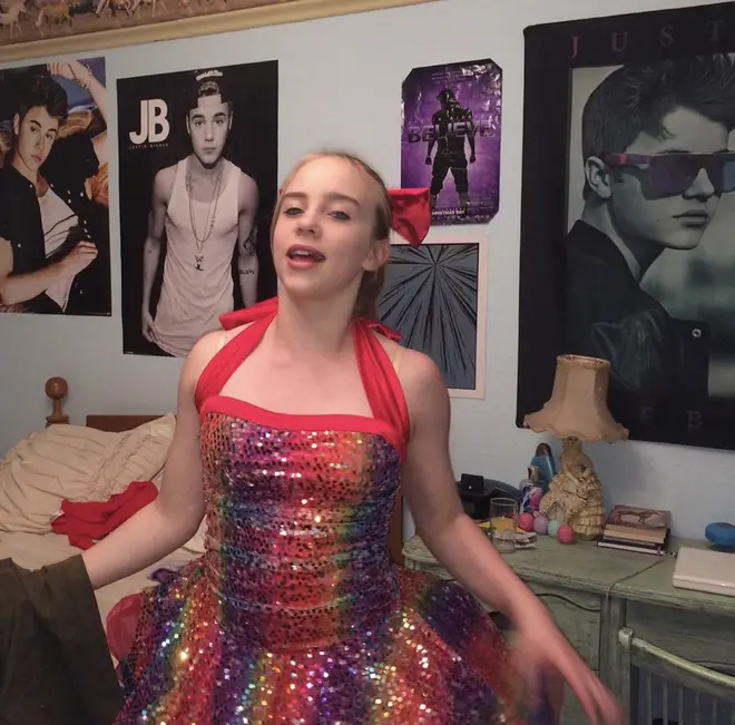 Billie Eilish showed off her natural blonde hair in a throwback post