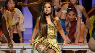 Ariana Grande performs onstage during the 2018 MTV Video Music Awards