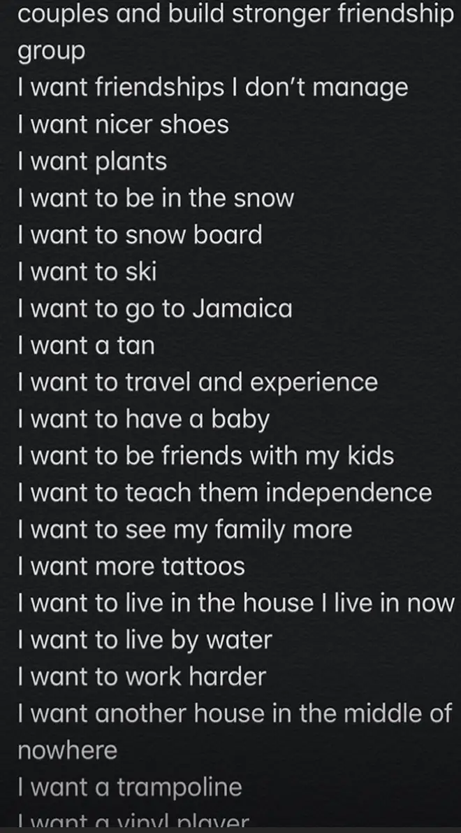 Jessie J listed everything she wants in life