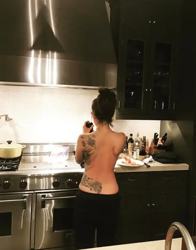 Lady Gaga's kitchen is perfect for entertaining