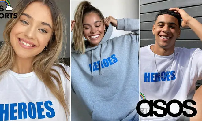 ASOS are selling tees and hoodies with profits going to NHS hospitals