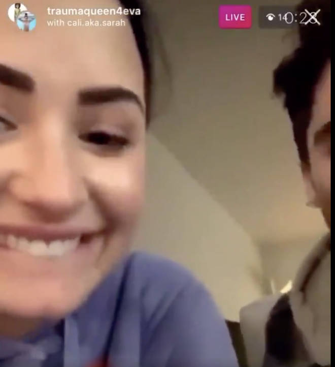 Demi Lovato reportedly went live from her 'Finsta' account