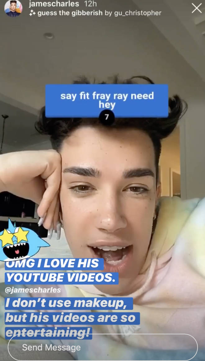 James Charles has tried the guess the Gibberish challenge