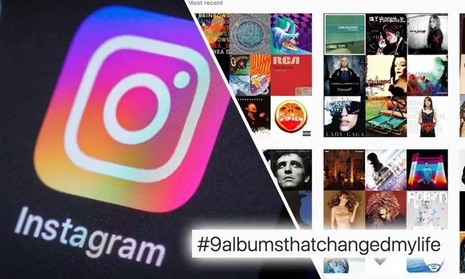 The hashtag #9AlbumsThatChangedMyLife has been trending on Instagram