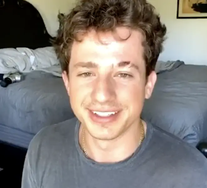 Charlie Puth on Capital's Instagram live