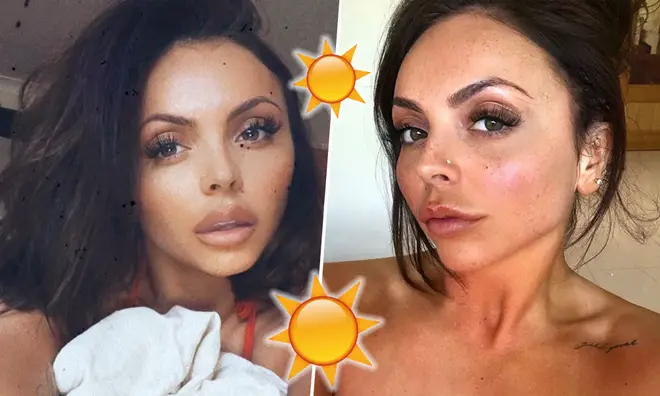 Jesy Nelson's freckles are out as the singer looks summery AF!