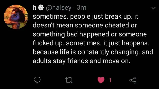 Halsey hinted that her split from Yungblud was amicable