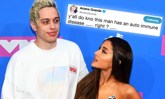 Ariana Grande Defends Pete Davidson From Troll