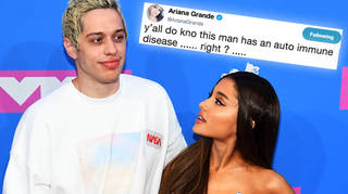 Ariana Grande Defends Pete Davidson From Troll