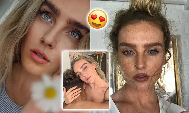 Little Mix singer Perrie Edwards has embraced the natural look