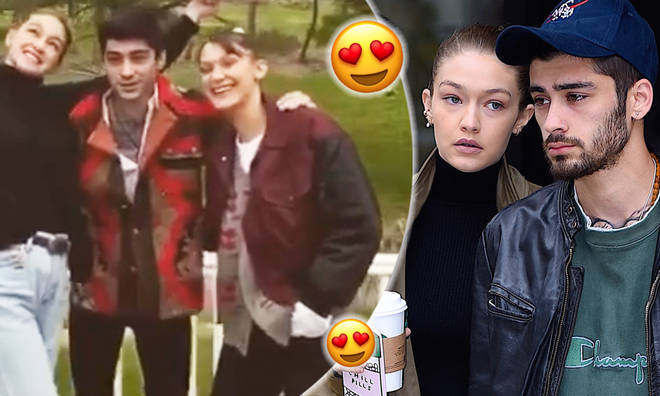 Zayn celebrated Gigi Hadid's 25th birthday with her and family