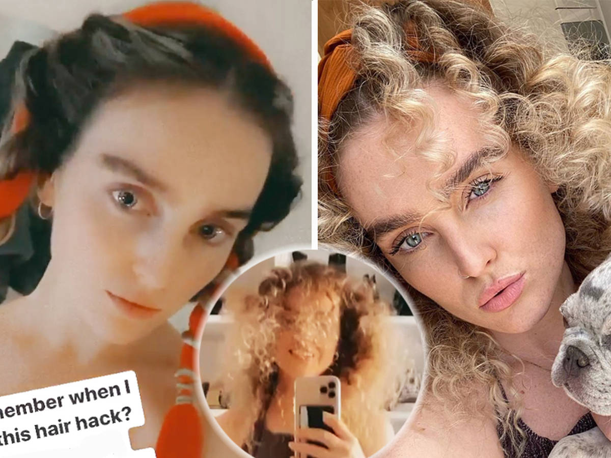 WATCH: Little Mix's Perrie Edwards Perfects The Curly Hair Hack - Capital