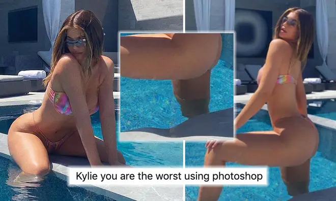 Kylie Jenner deletes dodgy photoshop Instagram as people notice error