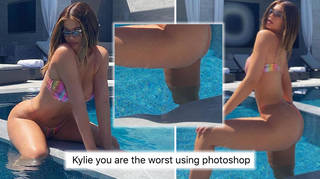 Kylie Jenner deletes dodgy photoshop Instagram as people notice error