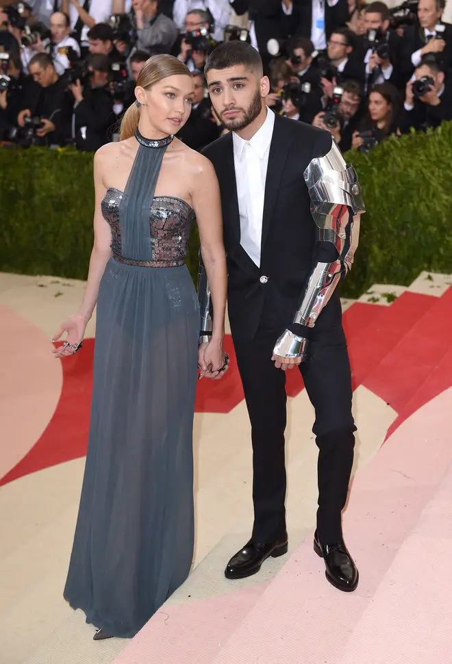 Gigi Hadid and Zayn Malik's red carpet debut at the MET Gala 2016