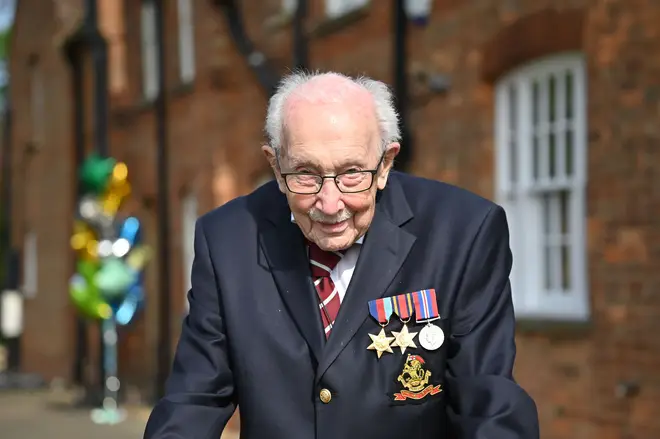 Colonel Tom Moore raised £29 million for the NHS