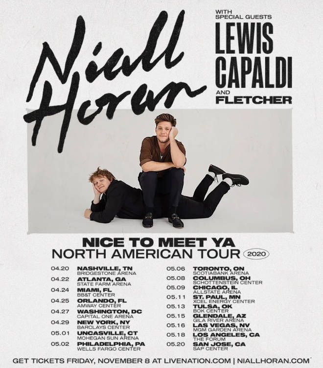 Niall Horan and Lewis Capaldi were due to tour together in 2020