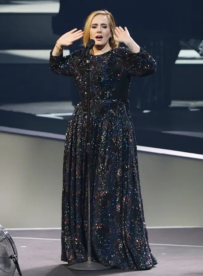 Adele has always loved sparkling dresses