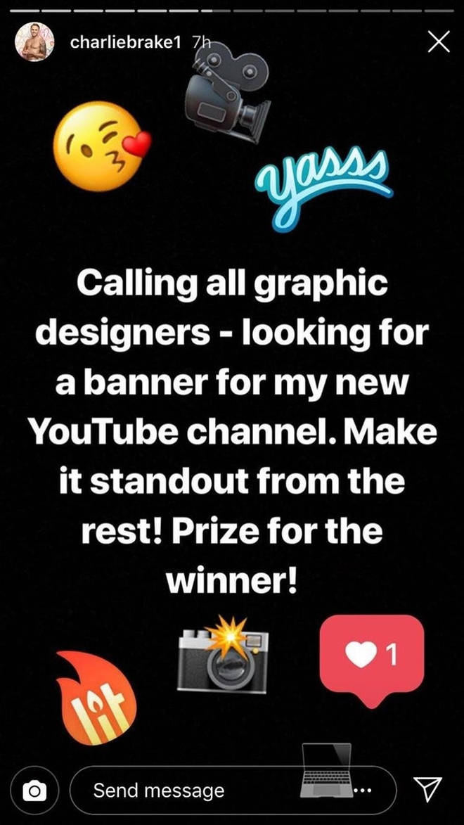 Charlie Brake Graphic Designers Instagram Story